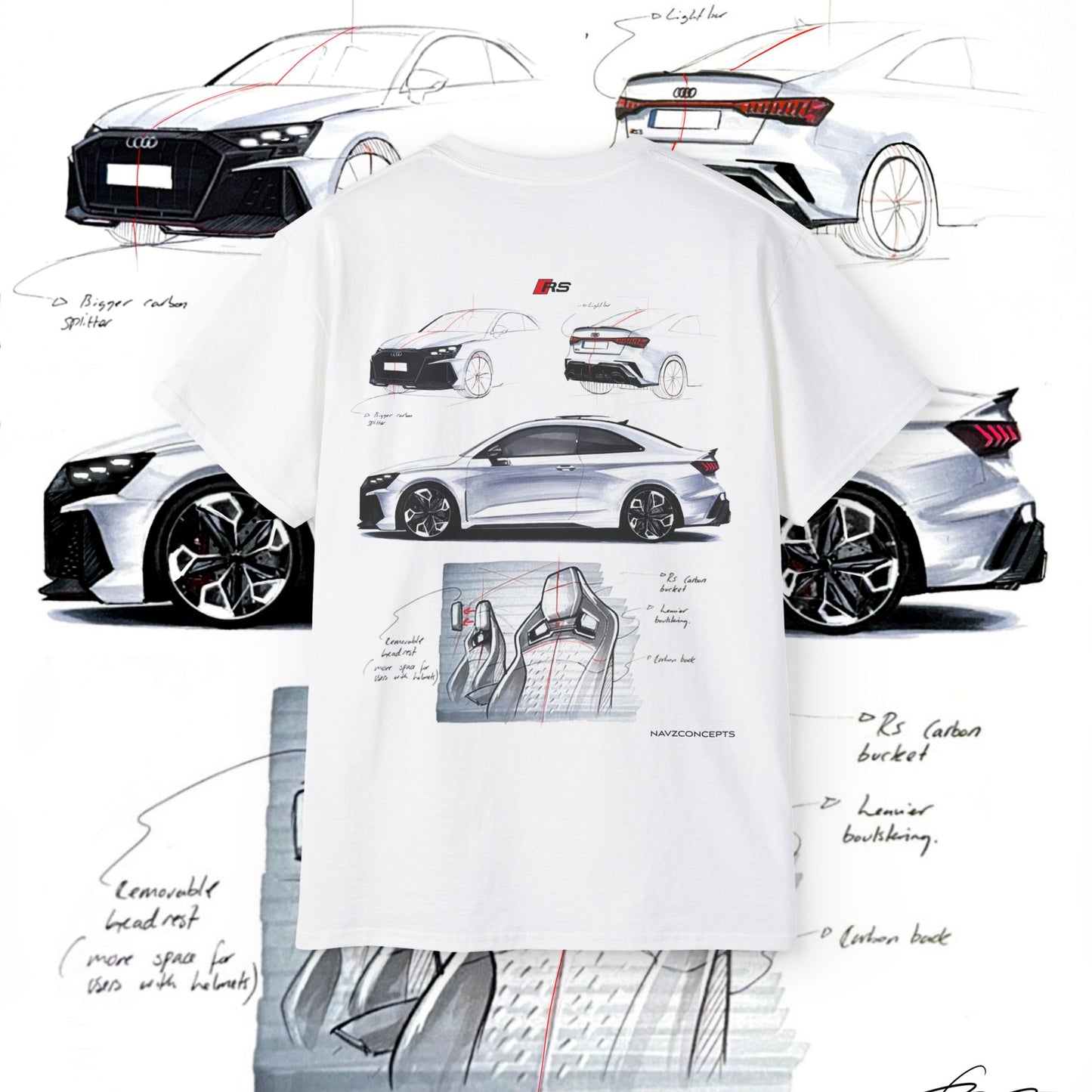 RS3 Coupe Concept T-shirt