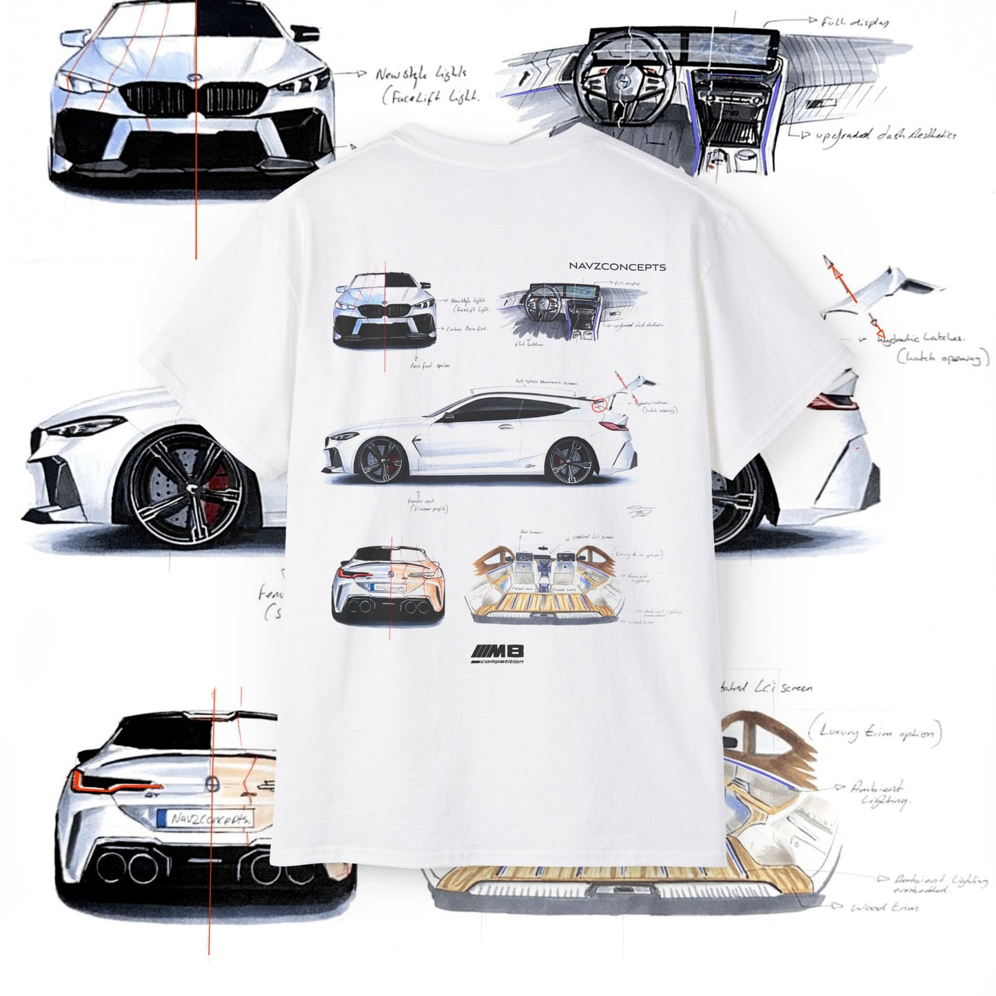 M8 Shooting Brake Concept T-shirt